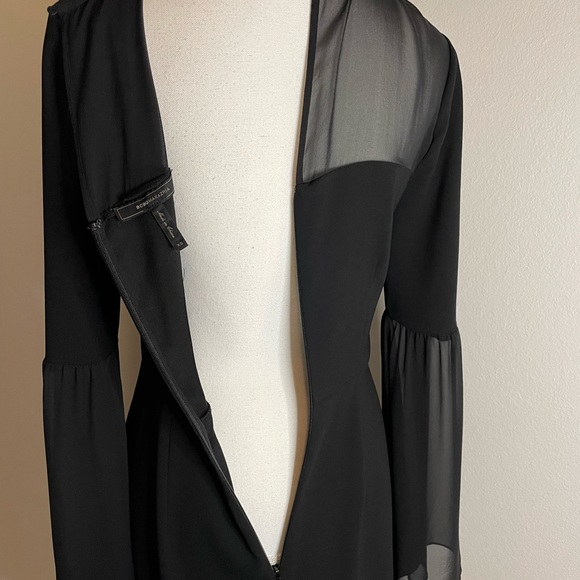BCBGMaxAzria Black Party Dress Finley XS - Picture 10 of 14
